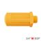 AIRCRAFT Plastic Breather Silencer 3/4' M Orange